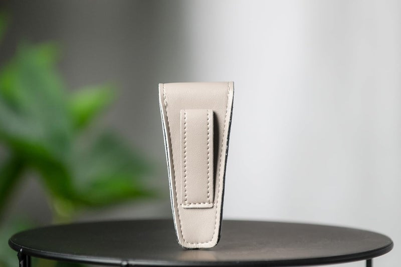 Artone Trumpet MOUTHPIECE POUCH. Single holder for trumpet mouthpieces, crafted from Faux leather case. Protective mouthpiece bag Secure storage. Gift for trumpeter. Trumpet accessories (Beige, Pouch Single) - Image 5